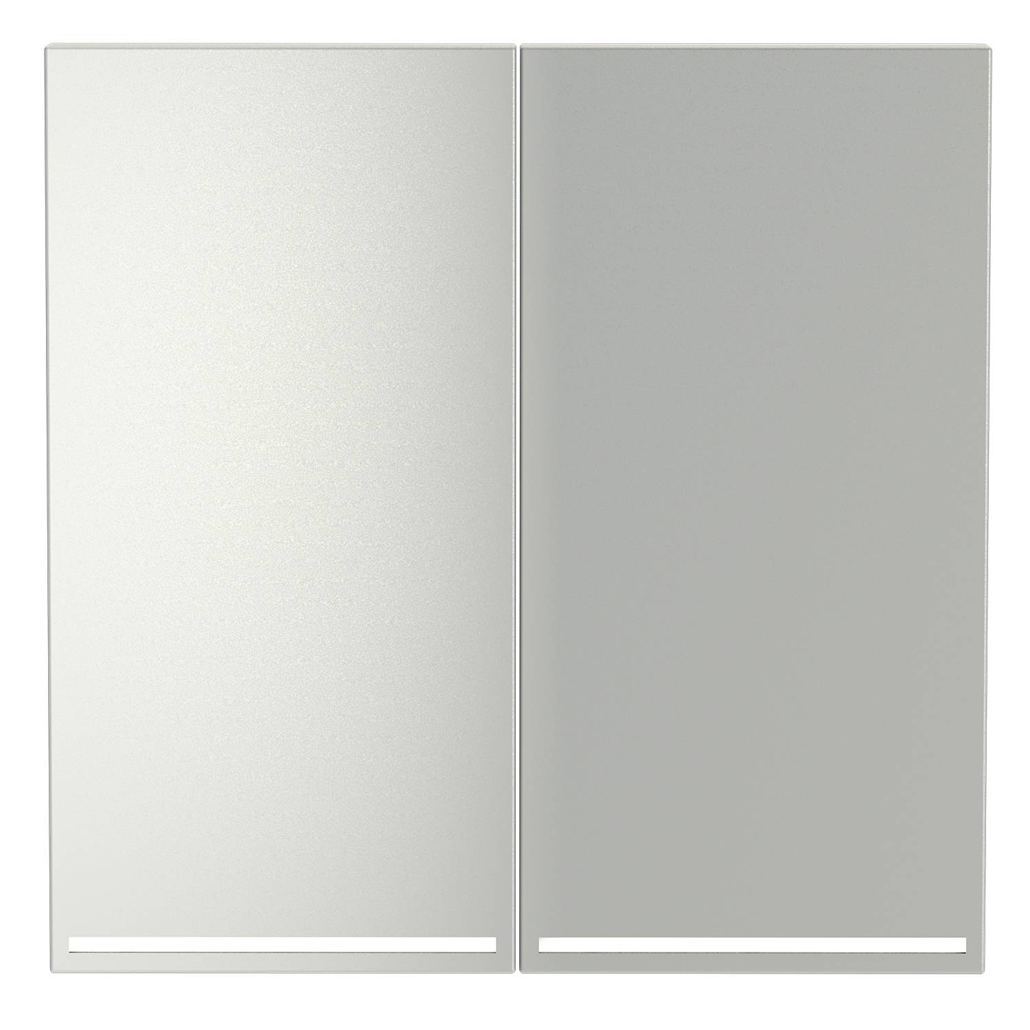 Клавиши для 2-клавишного выключателя с подсветкой Voltum S70 VLS000405 сталь фото 2