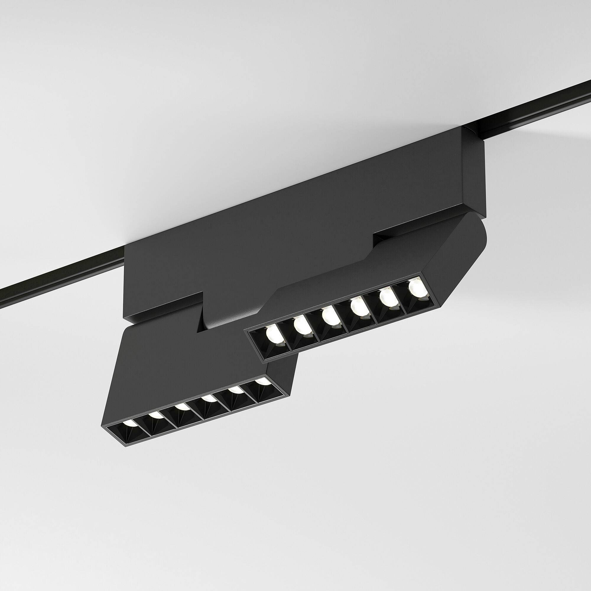 Трековый линейный светодиодный светильник Elektrostandard Slim Magnetic 85191/01 22W 4000K Mobi черный