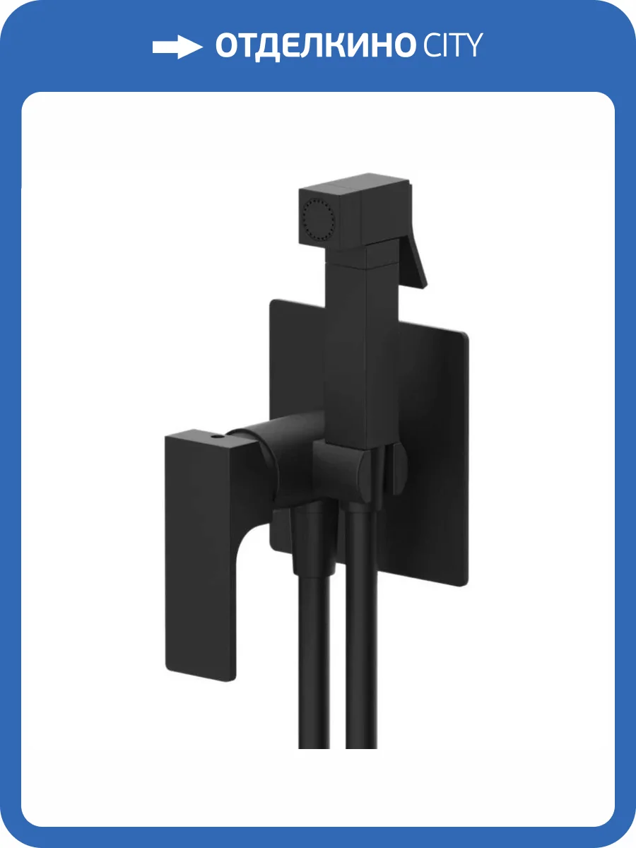 Гигиенический душ Remer Absolute AU65NO черный матовый фото 3