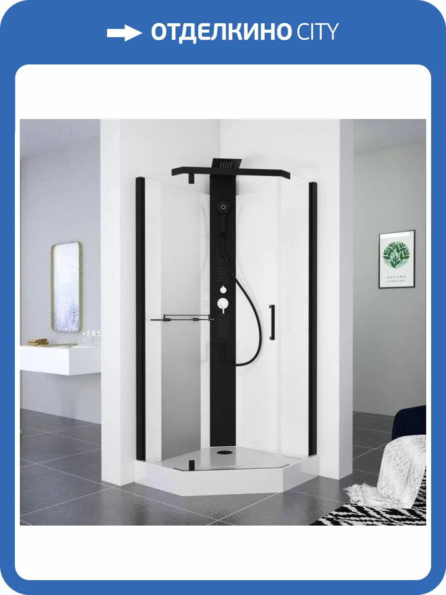 Душевая кабина Black&White Galaxy G 8705 8705900 90x90 с низким поддоном фото 10