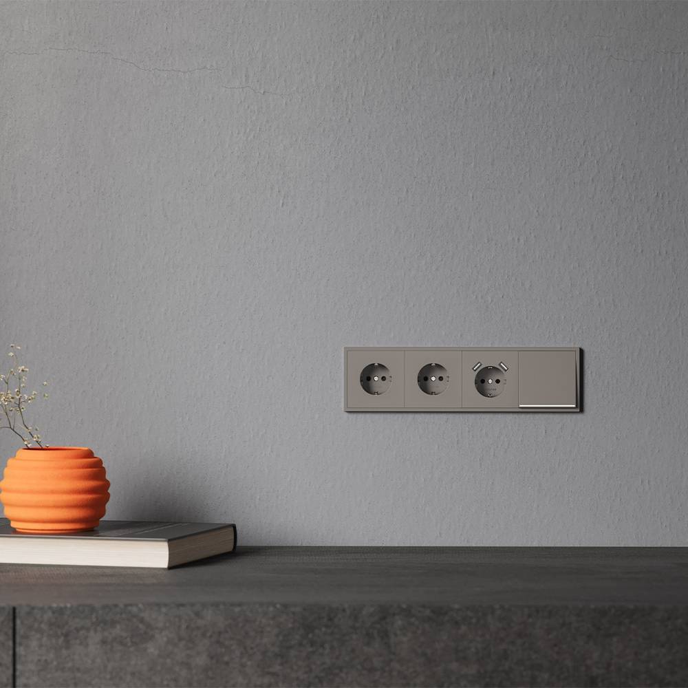 Клавиша для 1-клавишного выключателя с подсветкой Voltum S70 VLS000214 капучино фото 5