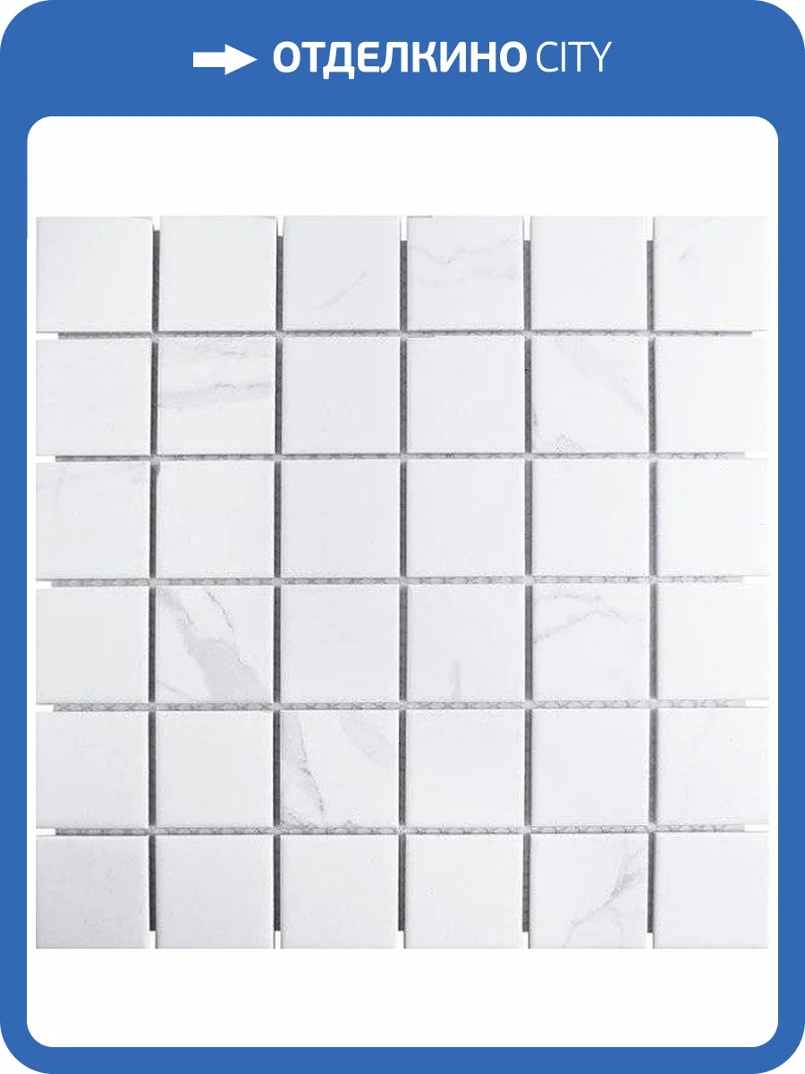 Мозаика Starmosaic Homework Pmwb82223 Carrara Matt (4.8x4.8) 48x48 фото 10