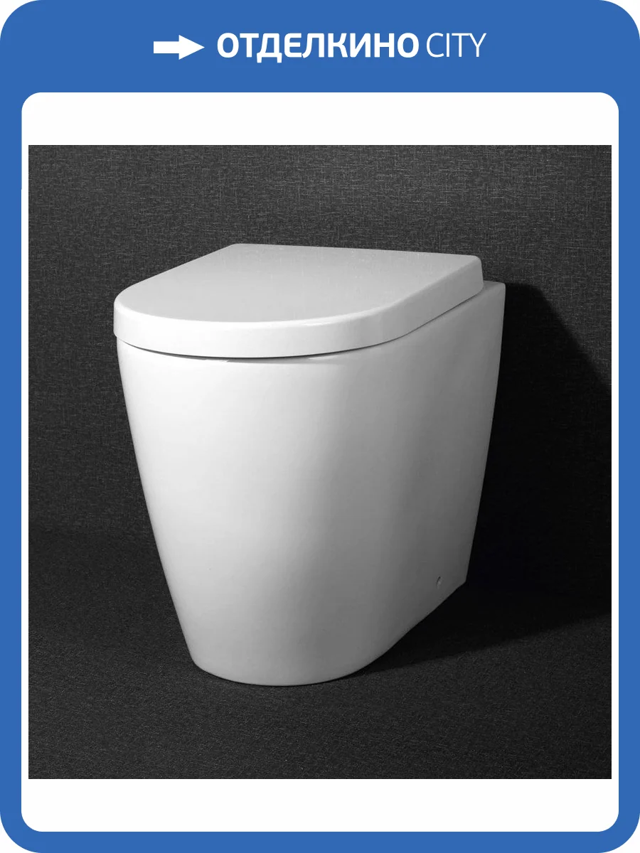 Чаша для унитаза приставного BelBagno Marino безободковая фото 5