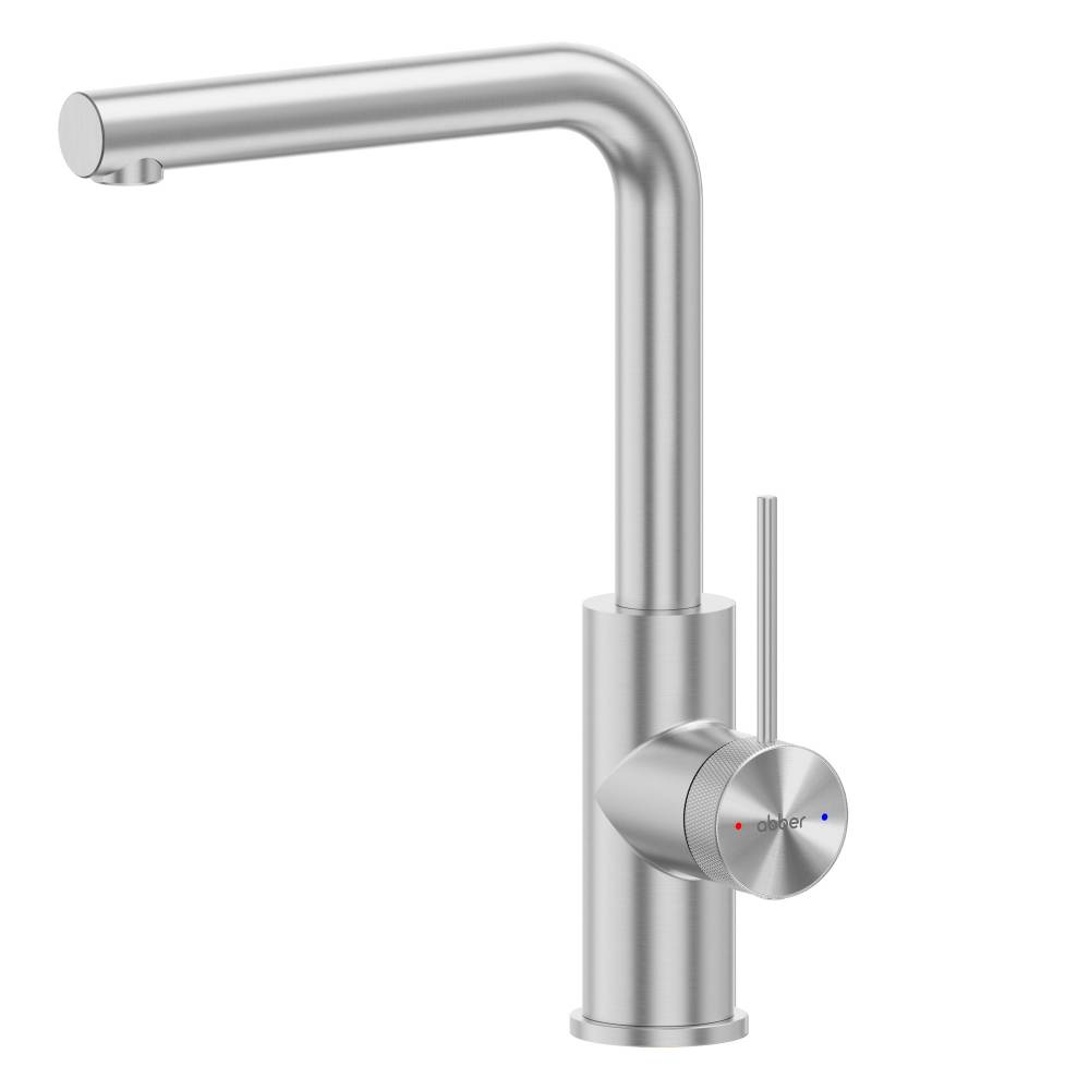 Смеситель для кухни Abber Emotion 316 AF8814BST брашированная сталь