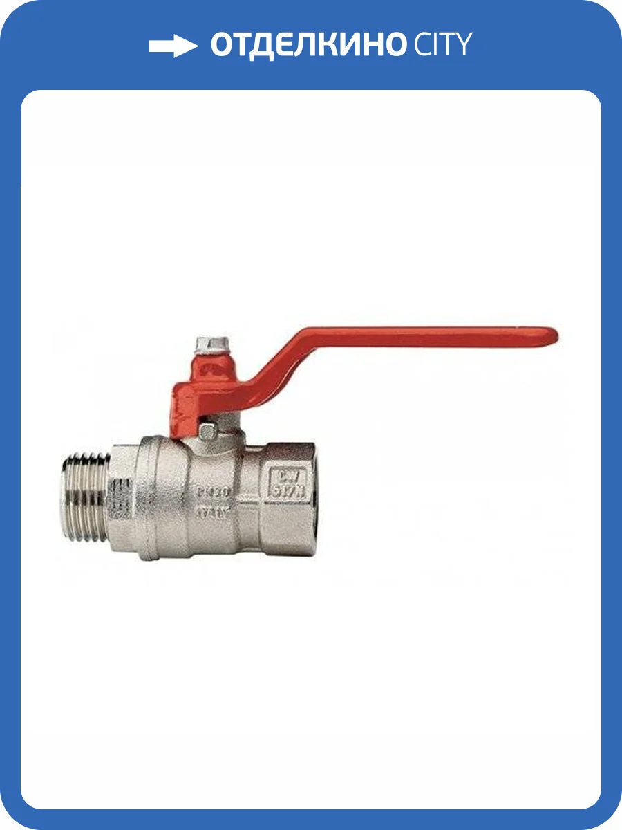 Кран шаровой Itap VIENNA 117 стандартнопроходной НВ 3/4, рычаг фото 2