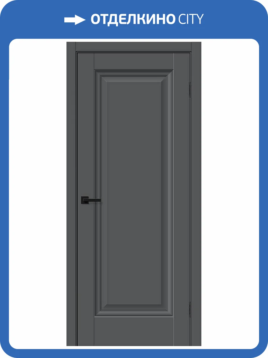 Межкомнатная дверь Bravo Прима-0 полотно Stormy Silk 700x2000 фото 2