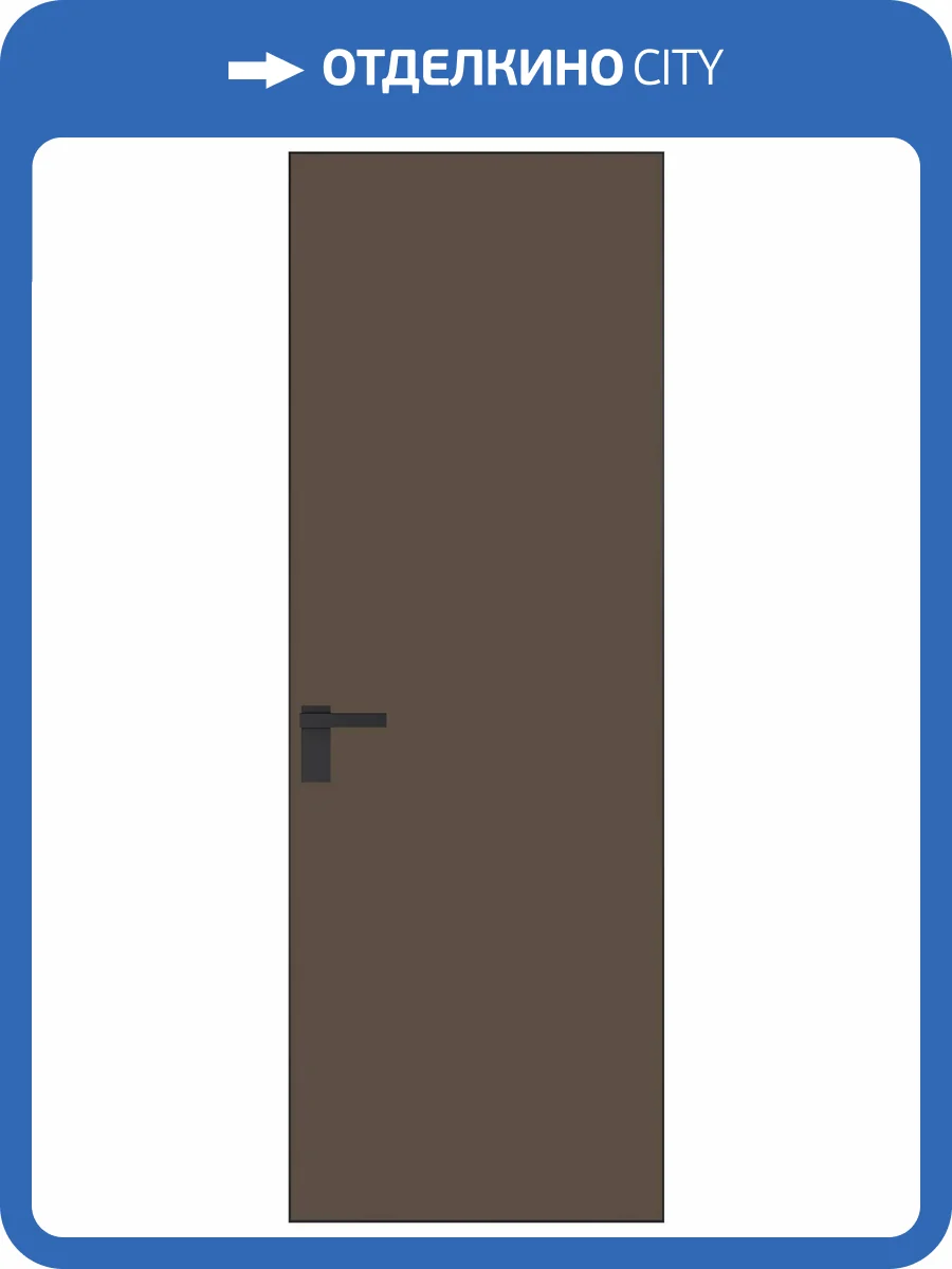 Межкомнатная дверь Profil Doors 1 AGK цвет профиля Черный, стекло безопасное 4 мм монохром гляссе 600x2000 фото 2