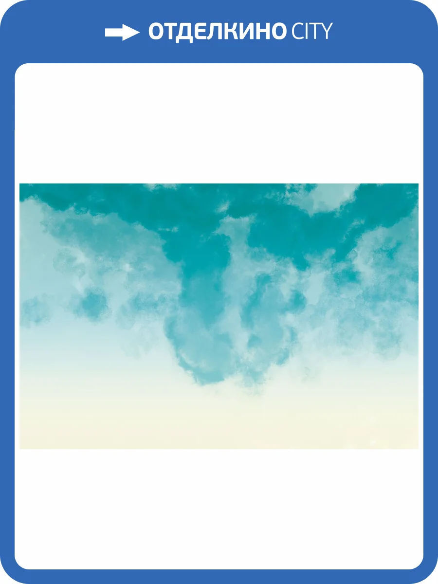 Фреска Ortograf Pastel 35175 Голубая волна Кракелюр Серебро FK-S фото 2