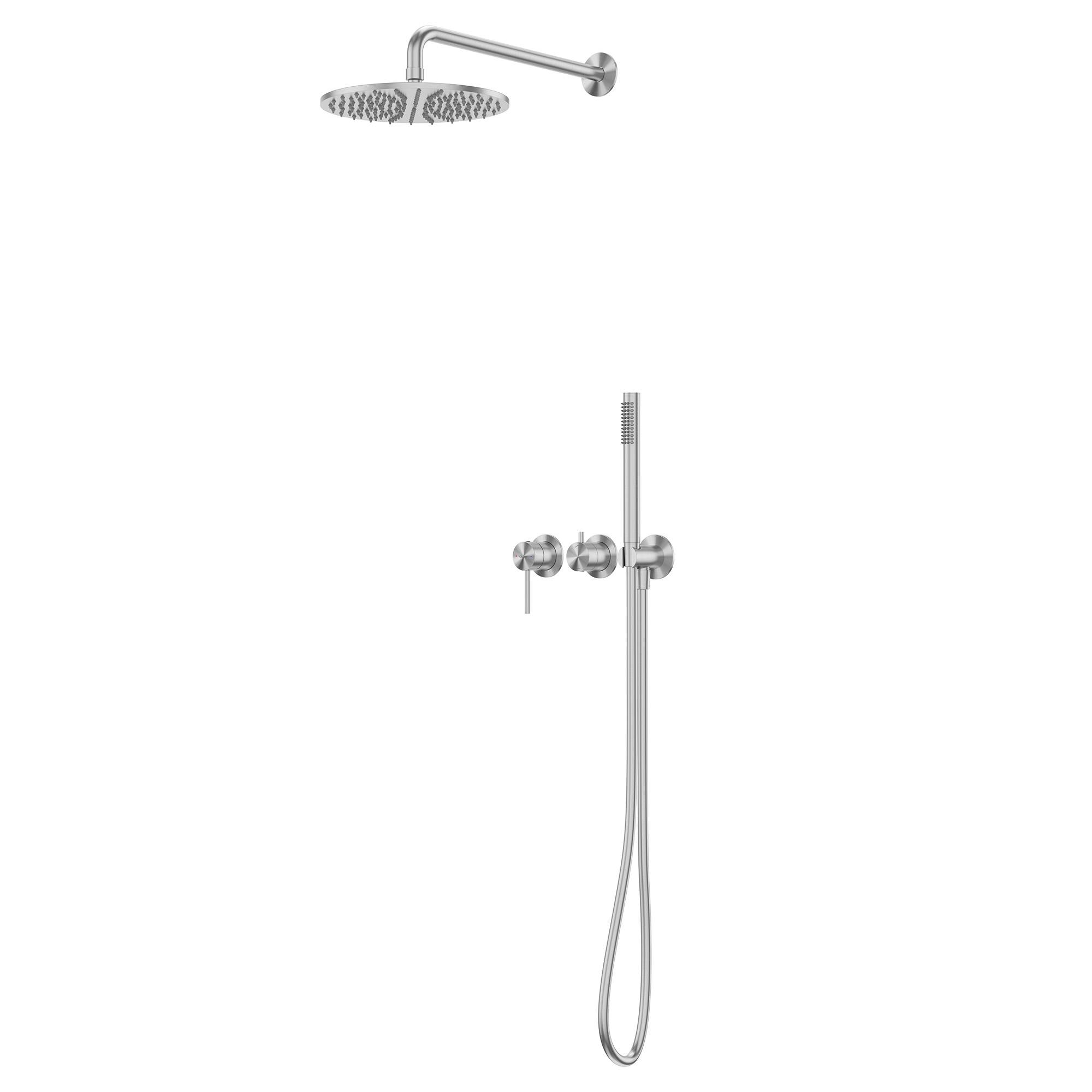 Душевая система Abber Wasser Kreis 316 AF8118BST брашированная сталь