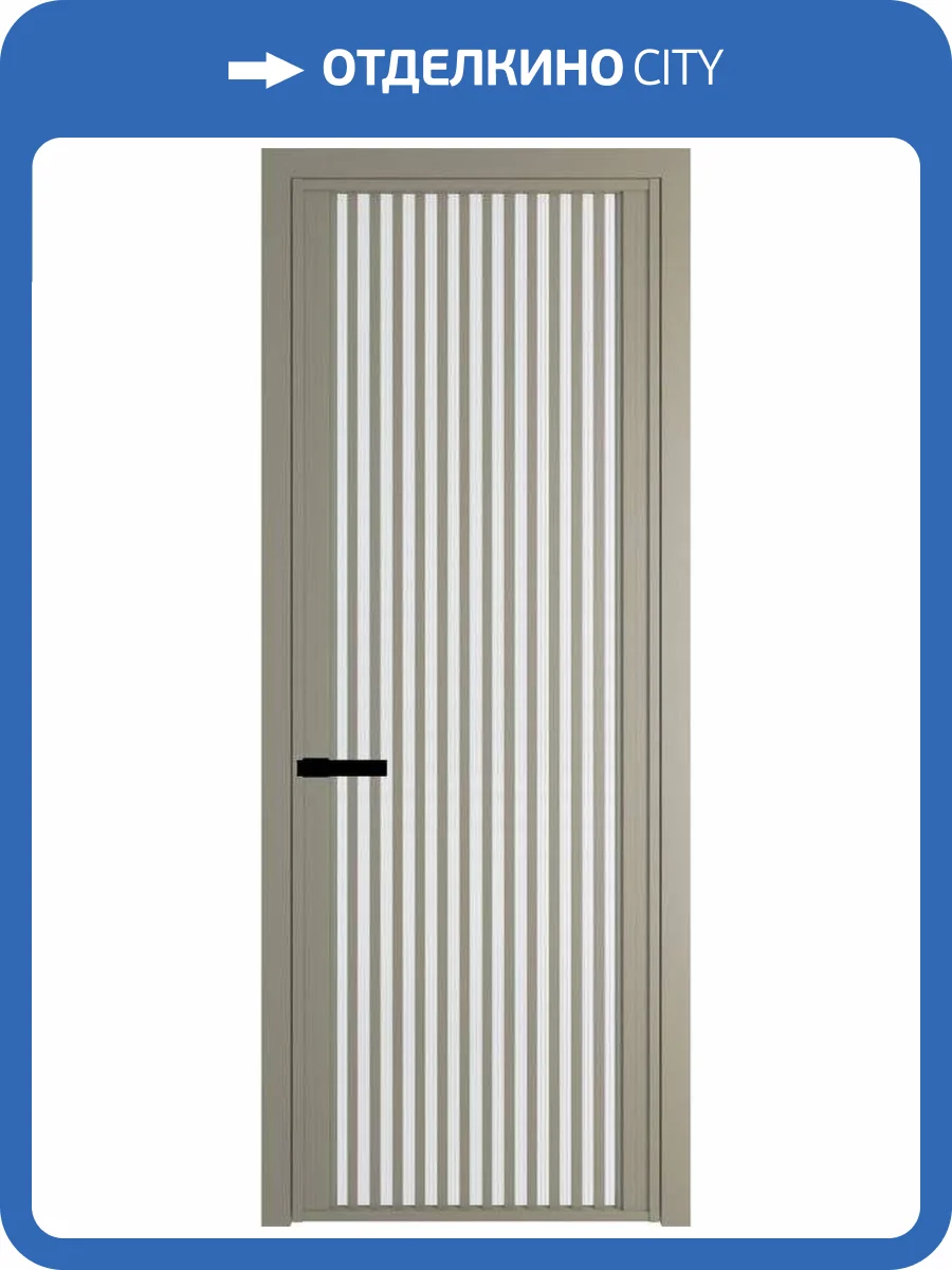 Межкомнатная дверь Profil Doors 3 AGP цвет профиля Никель матовый, стекло безопасное 6 мм мору белый 600x2000 фото 2