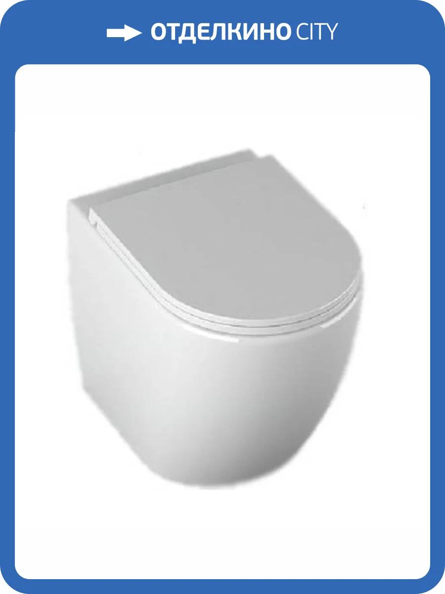 Унитаз приставной Isvea Infinity 10NF10001SV белый фото 5