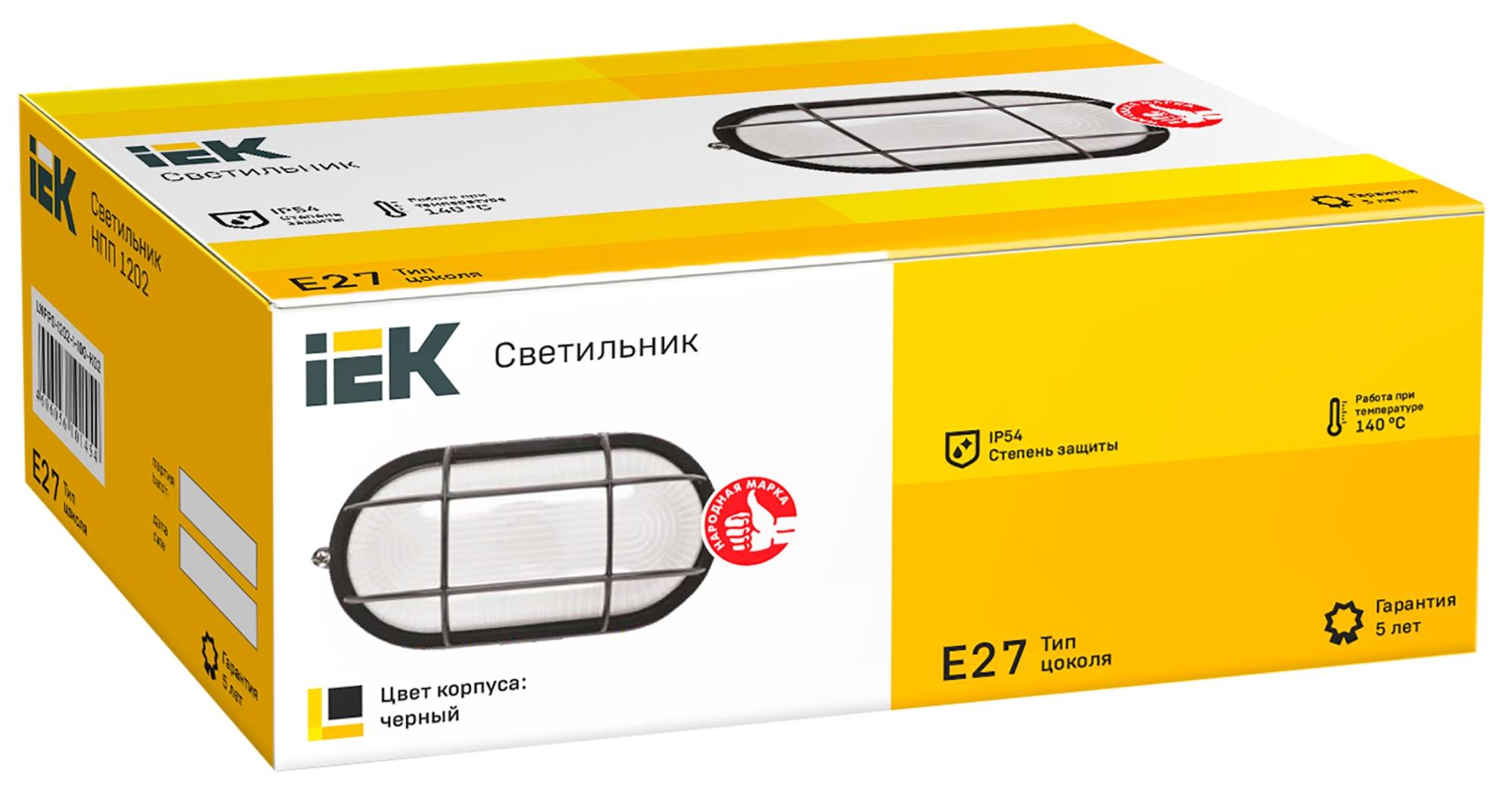 Настенно-потолочный светильник IEK НПП1202 LNPP0-1202-1-100-K02 фото 2