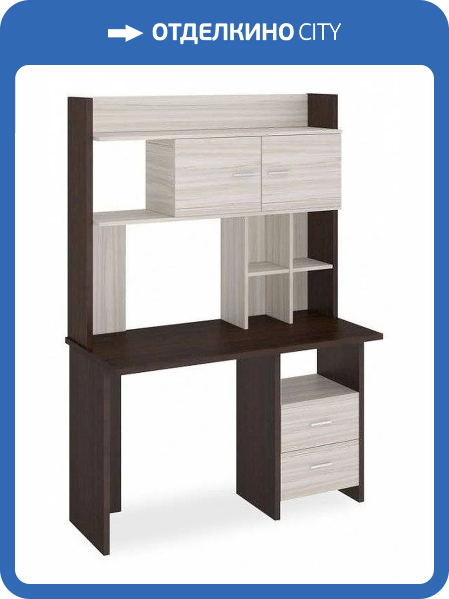 Стол компьютерный Merdes Домино Lite MER_SKL-Pryam120R-NKLH-120-VK фото 2