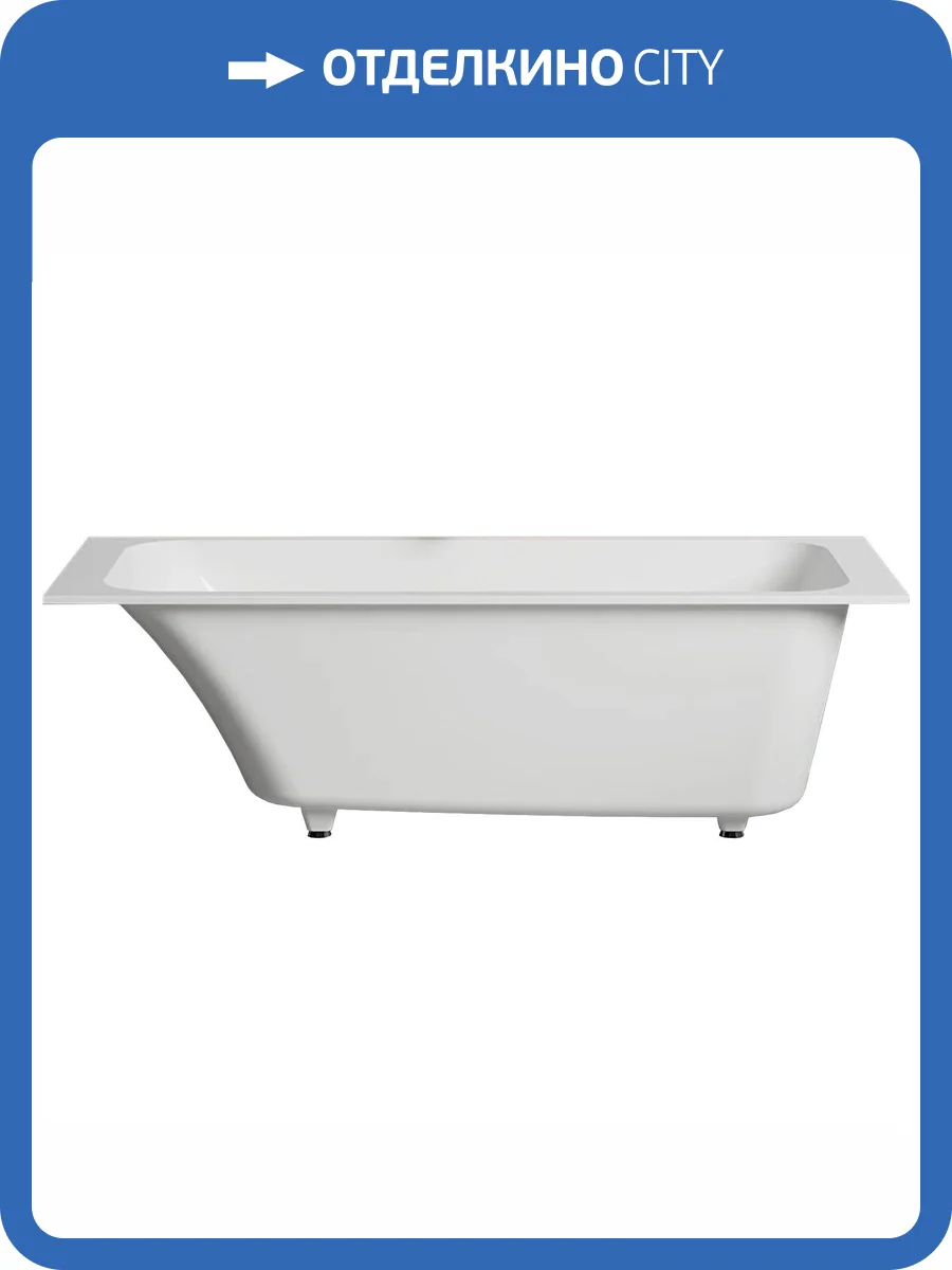 Ванна из искусственного камня Salini Orlanda Kit 102112G 180x80 глянцевая фото 7