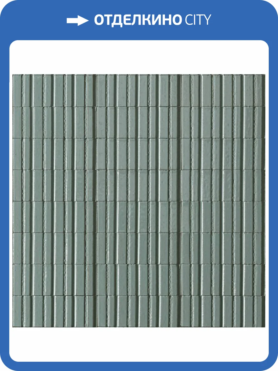 Керамогранит Ragno Glace RAEP Struttura 3D Raye Turchese Glossy 7.5x20 фото 7