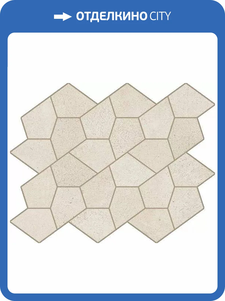 Мозаика Italon Этернум 620110000194 Snow Mosaico Kaleido 27.6x35.6 фото 20