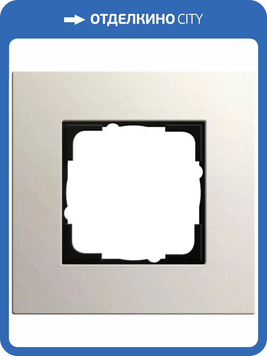 Рамка 1-постовая Gira Esprit Lenoleum-Multiplex светло-серый 0211220 фото 2