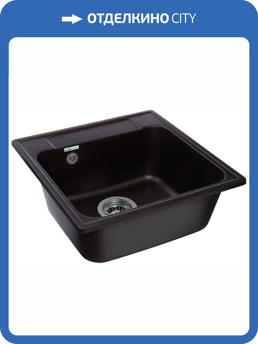 Мойка кухонная GranFest Quarz Z 48 черная фото 4
