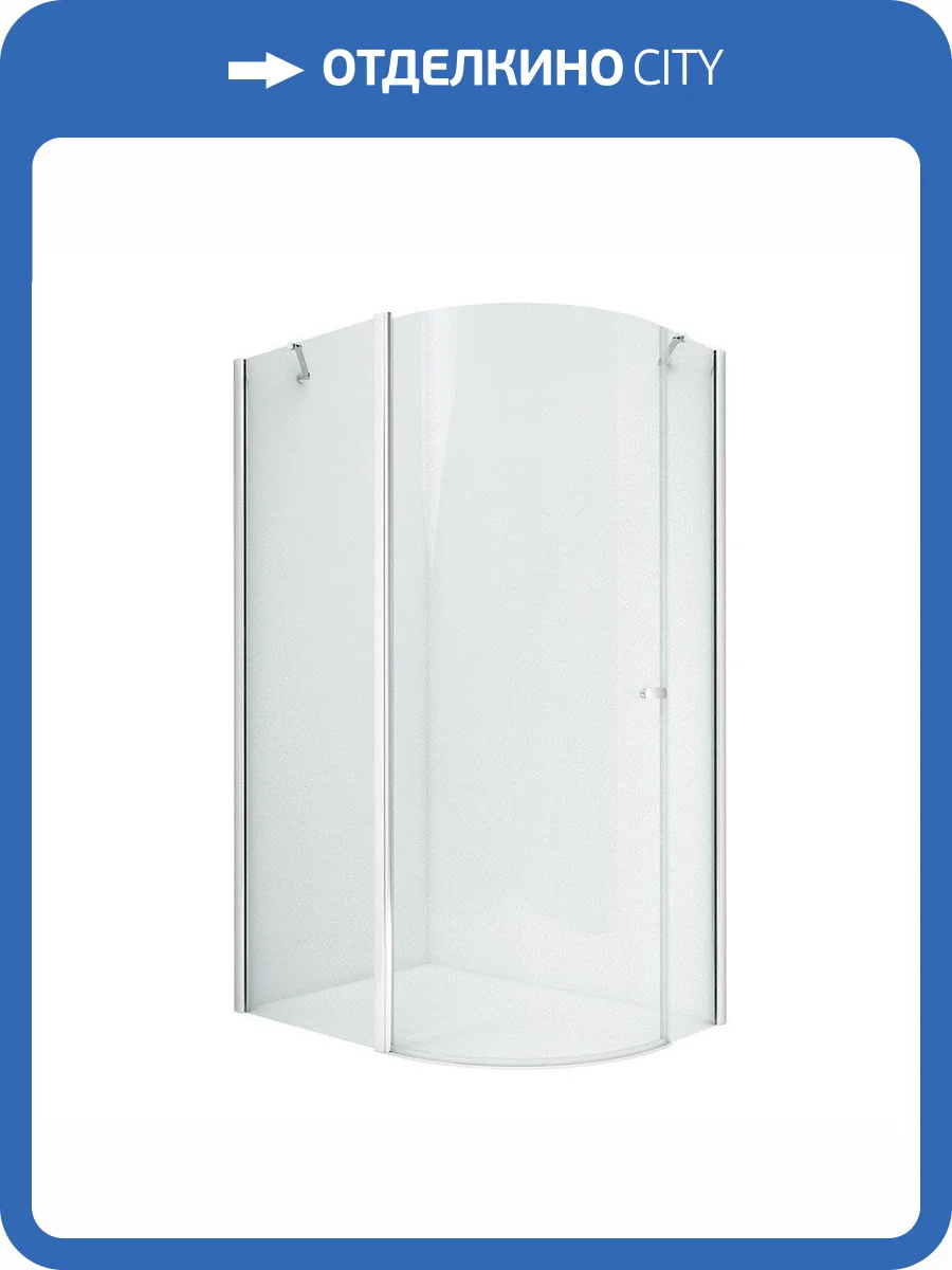 Душевое ограждение NEW TRENDY NEW SOLEO  100x80x195 K-0421 (хром) фото 8