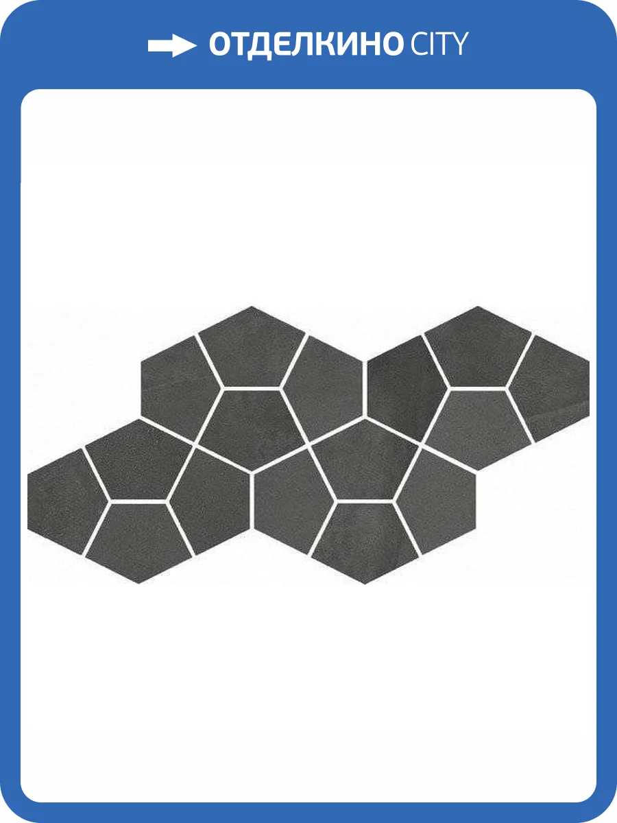 Мозаика Italon Continuum 620110000185 Petrol Mosaico Prism 20.5x41.3 фото 2