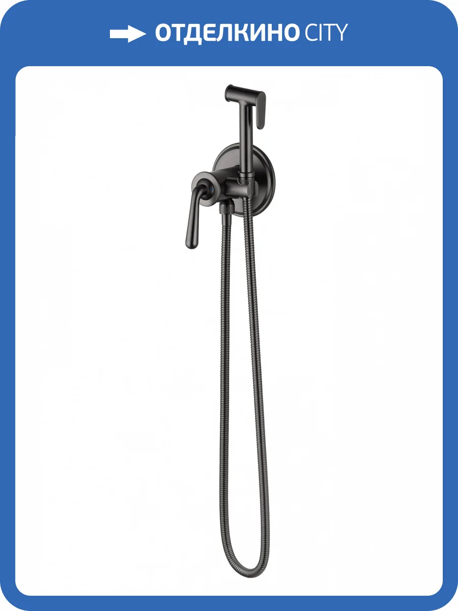 Гигиенический душ Wonzon & Woghand WW-88829008-BGM темный графит фото 7