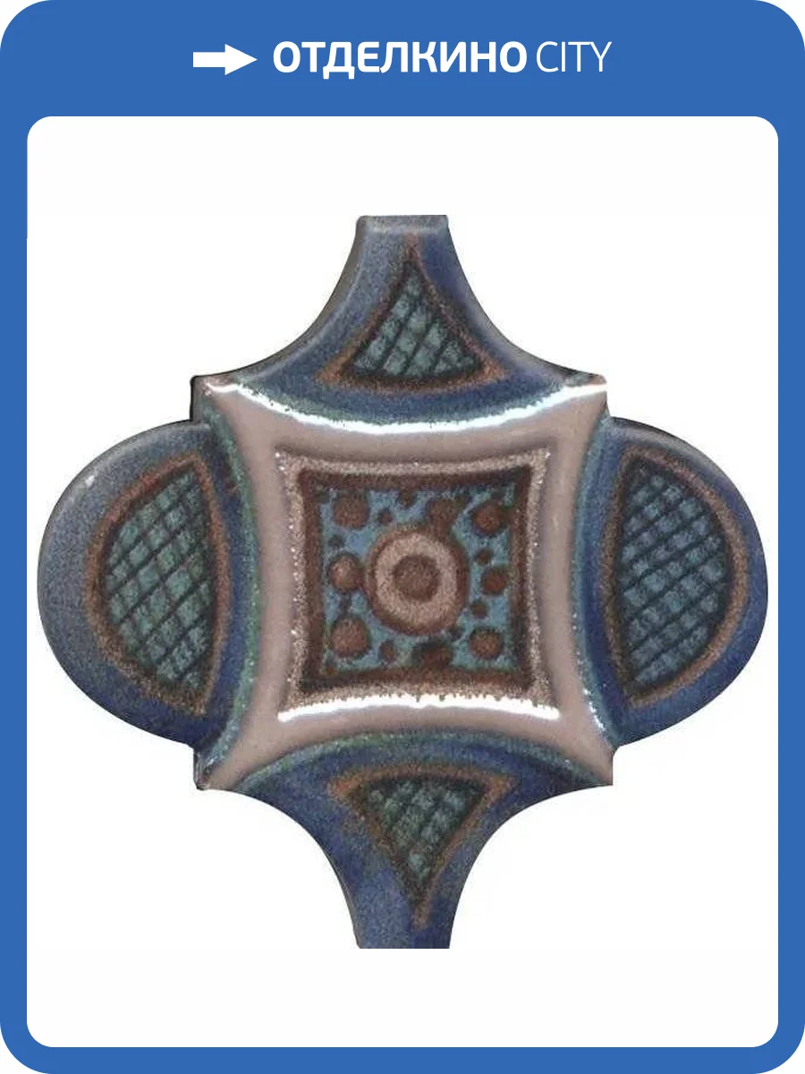 Панно Kerama Marazzi Арабески Марокко KMP3STA010M6X 1 (к-т 6 шт) 10x25 фото 18