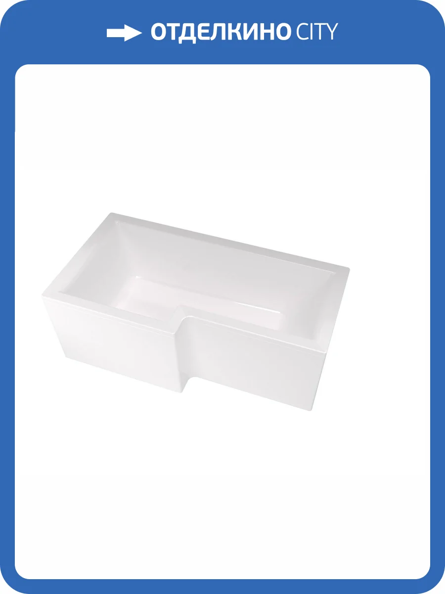 Акриловая ванна для комплекта Marka One Linea 01лин16585л 165x85 L фото 2