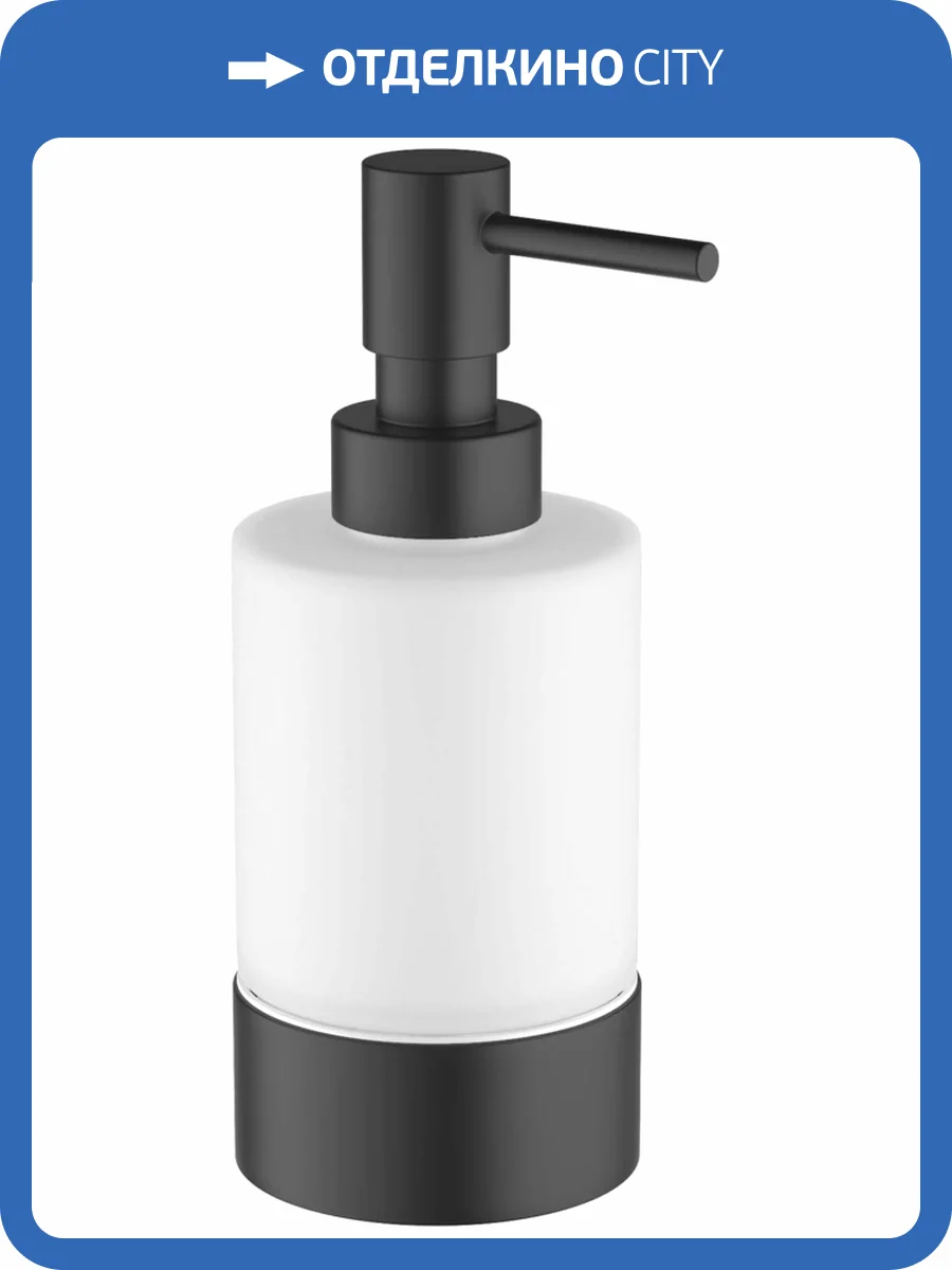 Дозатор Timo Saona 13239/03 черный матовый фото 2
