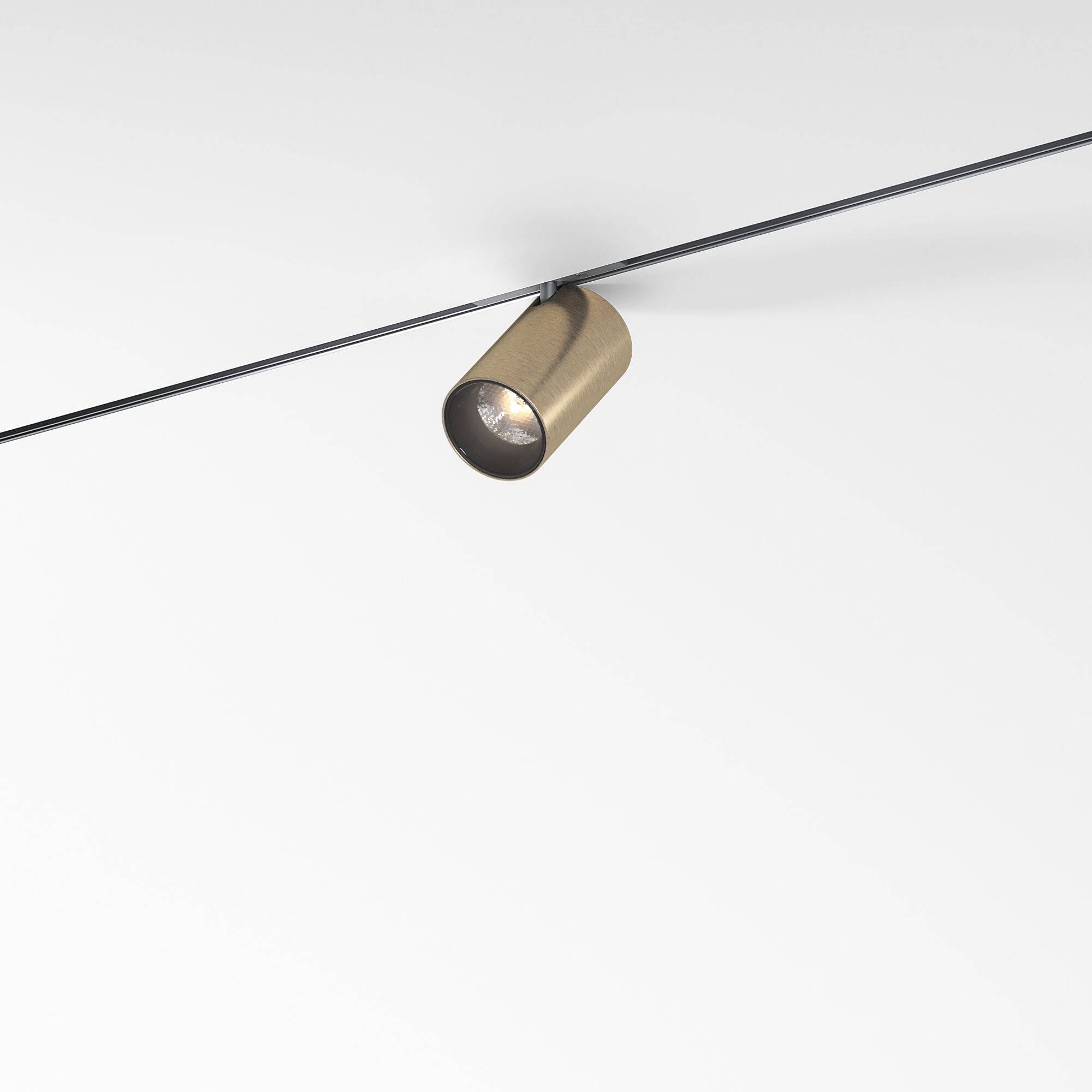 Магнитный трековый светодиодный светильник Elektrostandard Mini Magnetic 85202/01 5W 3000K латунь/черный