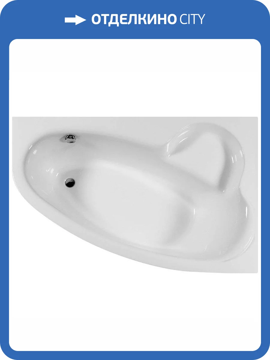 Акриловая ванна Ravak Asymmetric 150x100 правая, с ножками фото 8