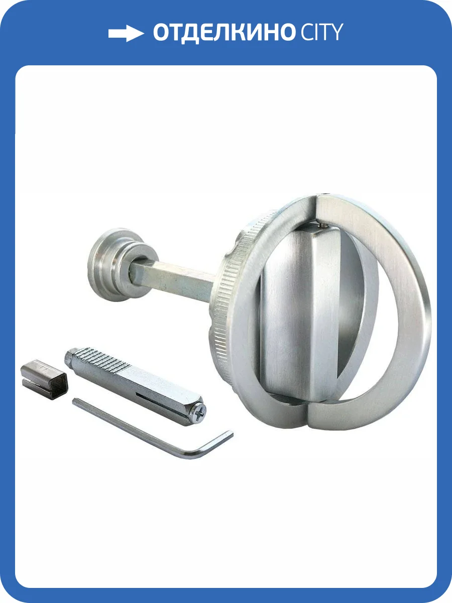 Завертка сантехническая Morelli TWICE WC SC матовый хром фото 3