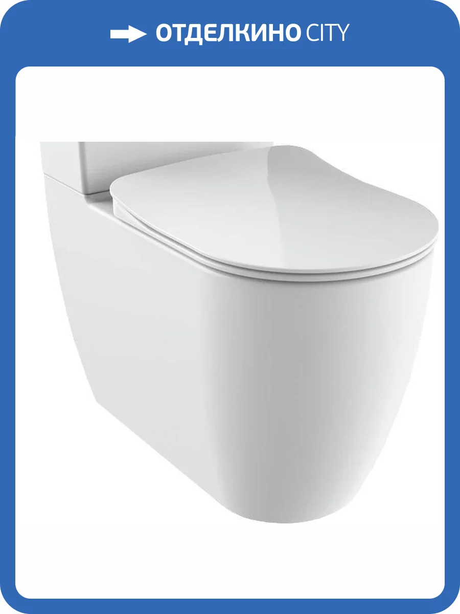 Чаша для унитаза-компакта Creavit Free FE360.00100 фото 5