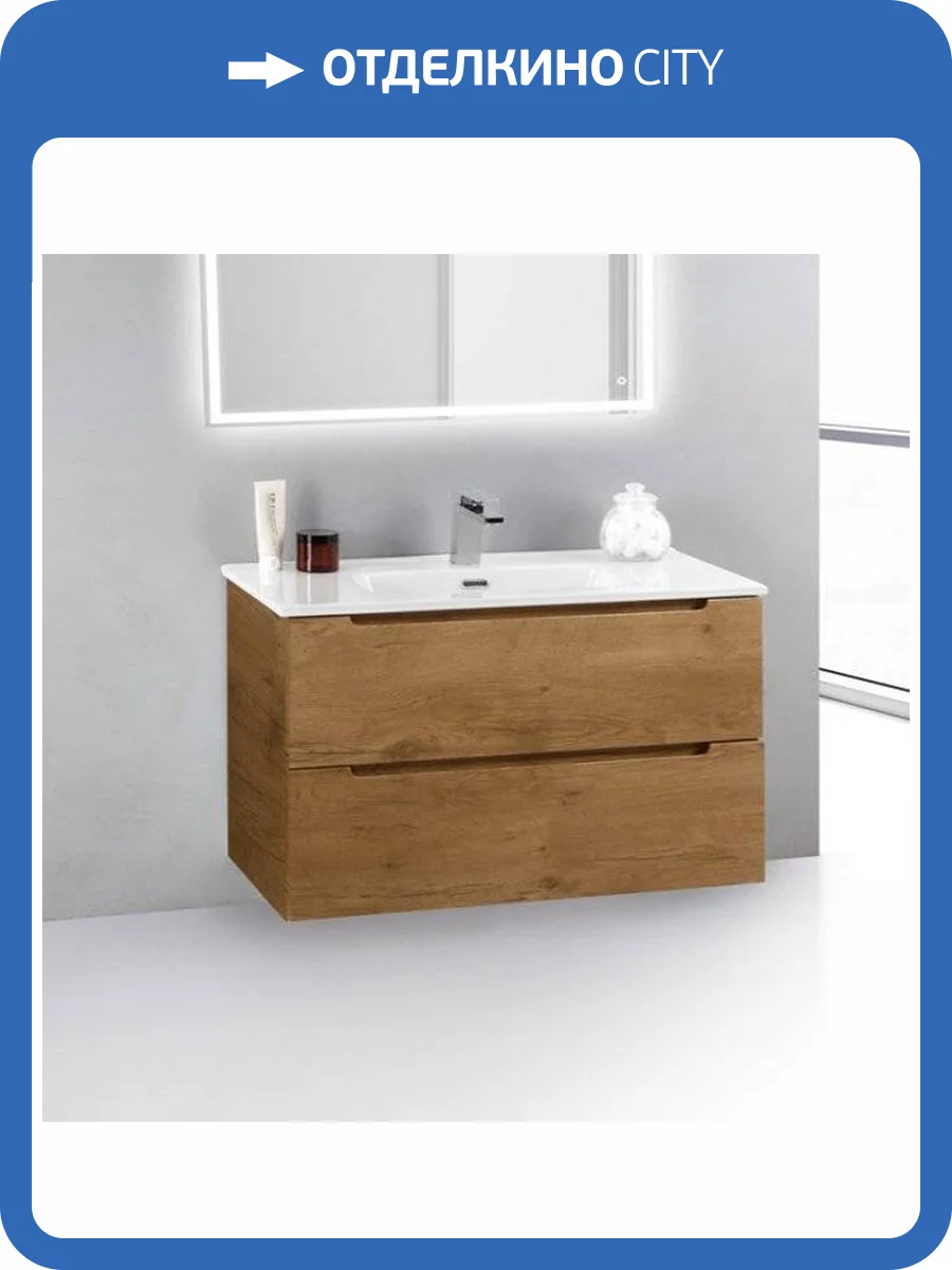 Тумба с раковиной BelBagno Etna 39 70 rovere nature фото 11