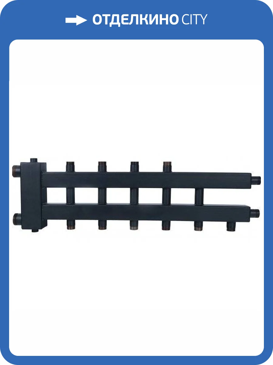 Коллектор Rommer с гидроразделителем на 3+2+1 контура 1 1/2 фото 7