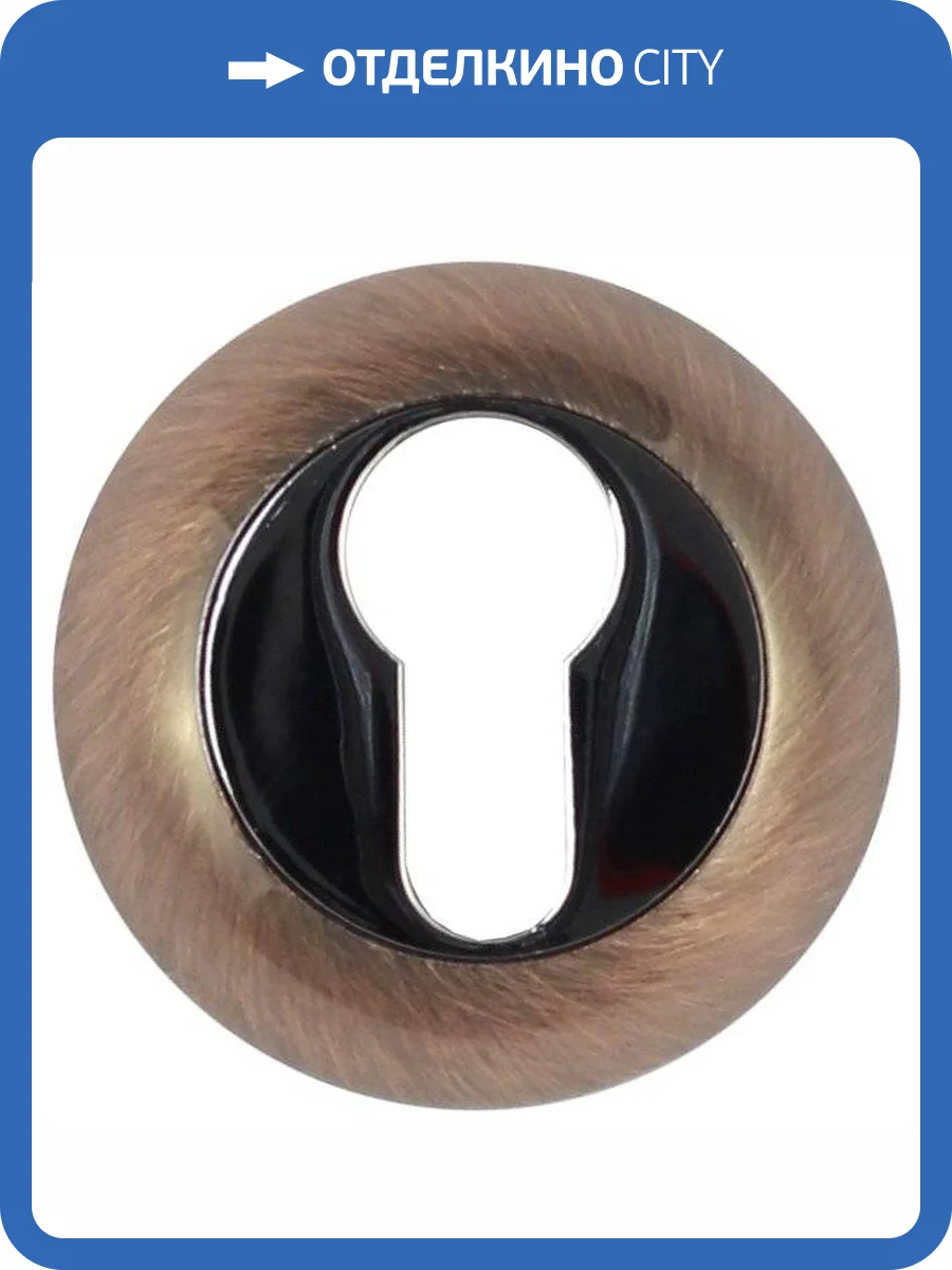 Накладка на цилиндр Vantage, ETR медь фото 2