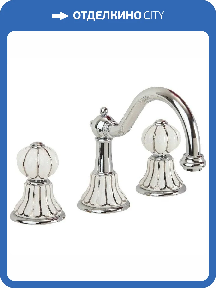 Смеситель для раковины Migliore Olivia 19015 декоративная платина фото 3