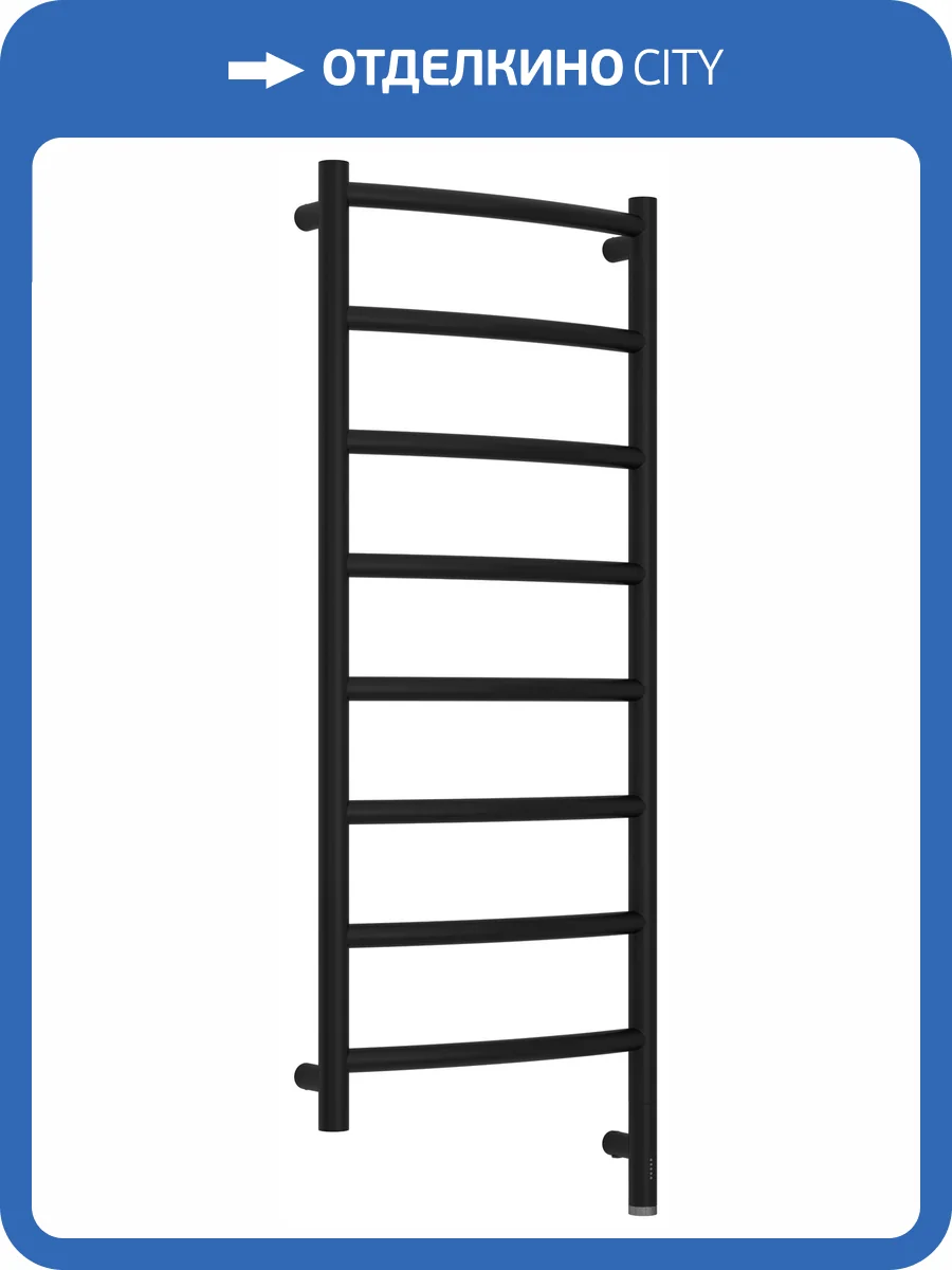 Полотенцесушитель электрический Сунержа Галант 3.1 правый, матовый чёрный, 1000х400 фото 10