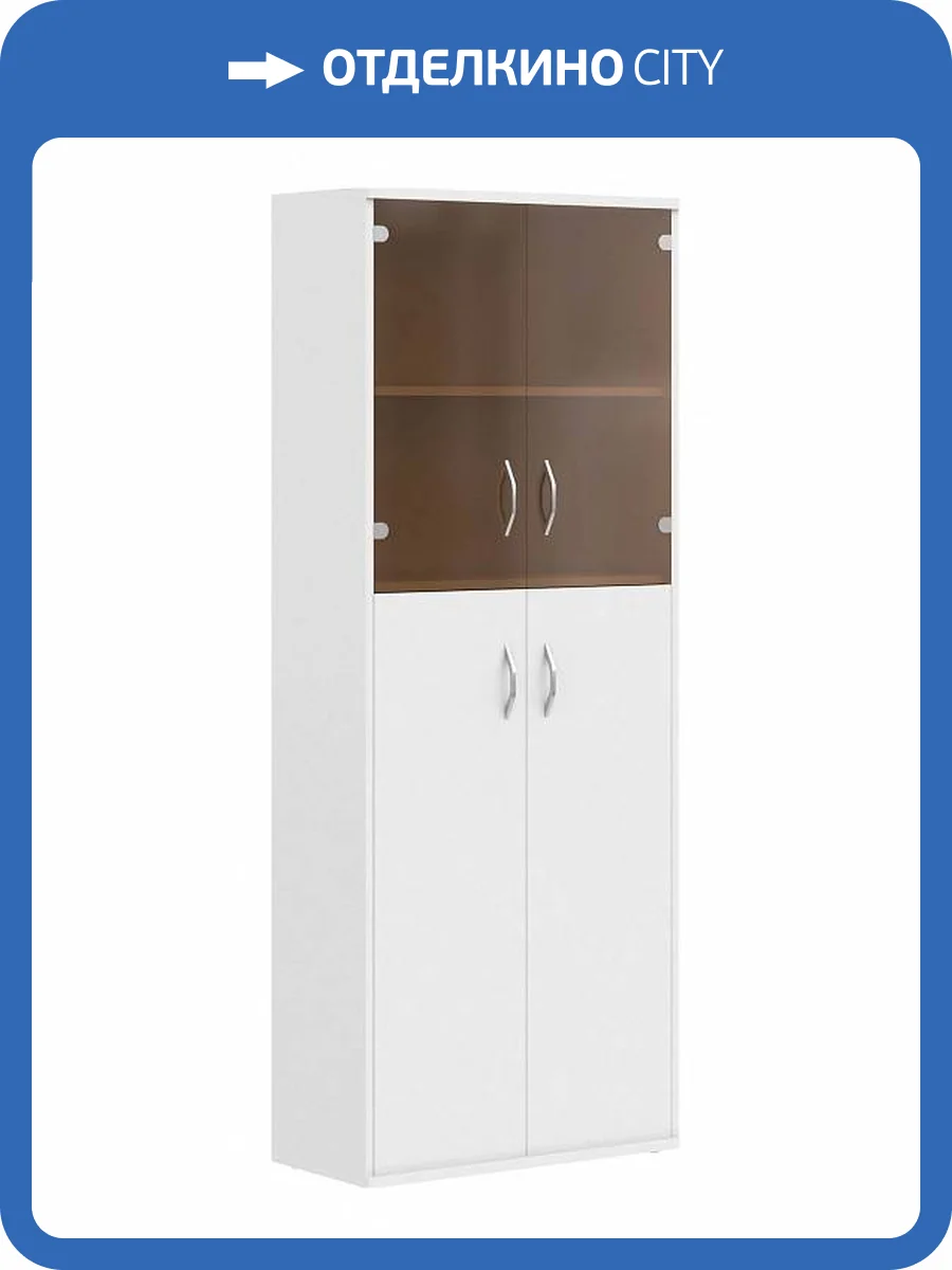 Шкаф книжный Skyland Imago 00-07008226, 7008226, СТ-1.7 Белый фото 2