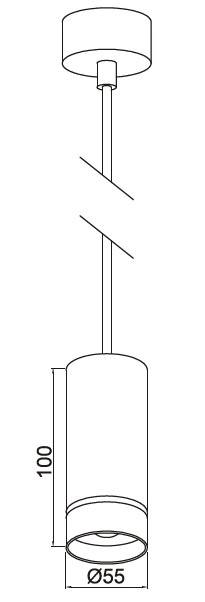 Подвесной светильник IEK 4007 LT-UCB0-4007-GU10-1-K23 фото 6