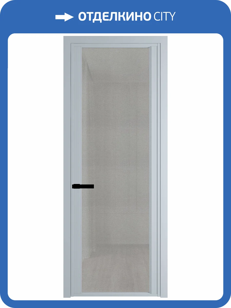 Межкомнатная дверь Profil Doors 2 AGP цвет профиля Серебро, стекло безопасное 6 мм рэте 700x2000 фото 2