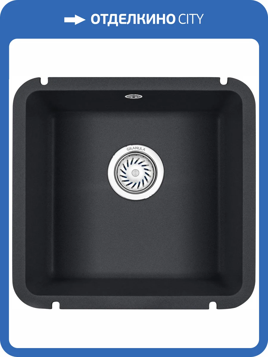 Мойка кухонная Granula GR-3801 шварц фото 4