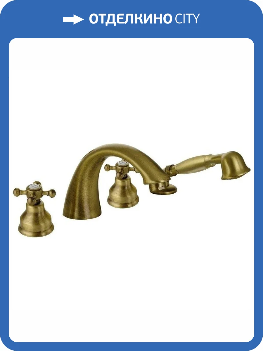 Смеситель на борт ванны Migliore Lady 18812 бронза фото 3