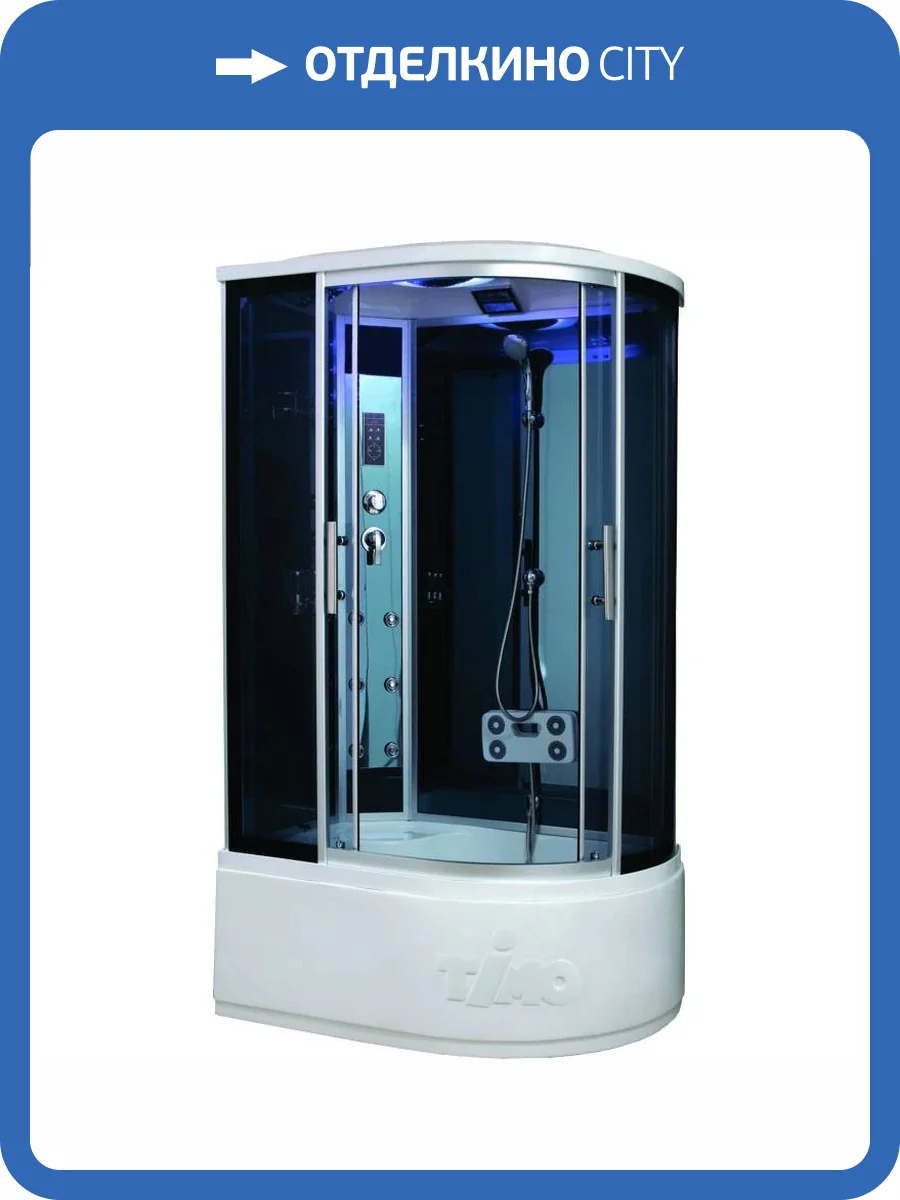 Душевая кабина Timo Standart T-1120 L с высоким поддоном, с сиденьем фото 10