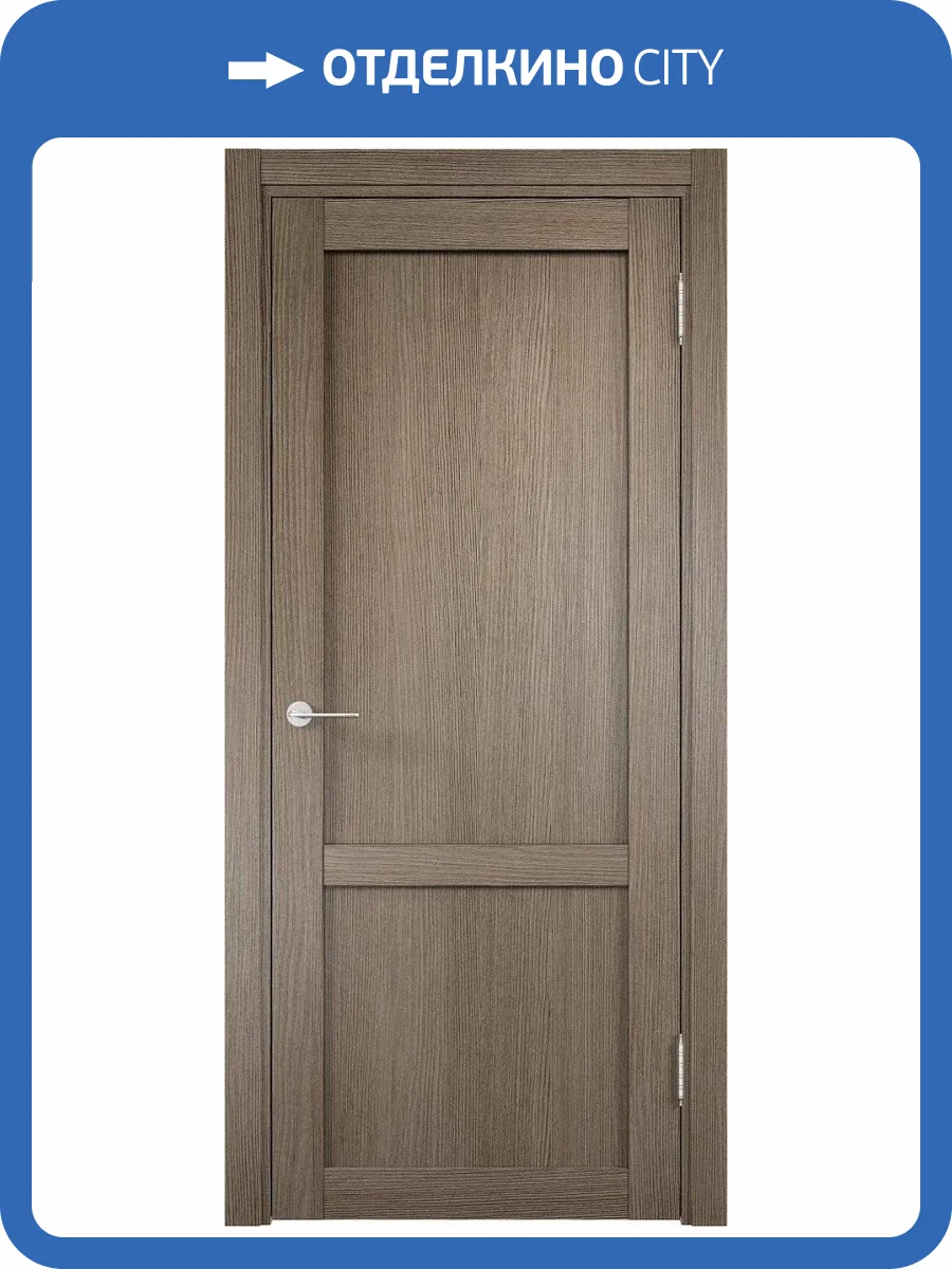 Межкомнатная дверь Verda Баден 03, глухая, дуб дымчатый 900x2000 фото 2