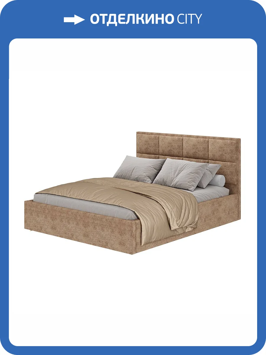Кровать БТС МЕБЕЛЬ Линда Н1447115 антик, с реечным настилом, 160x200 фото 4
