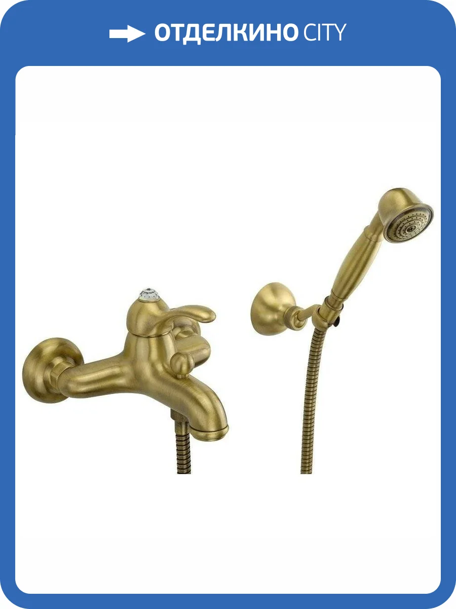 Смеситель для ванны Migliore Lem Swarovski 18874 бронза фото 3