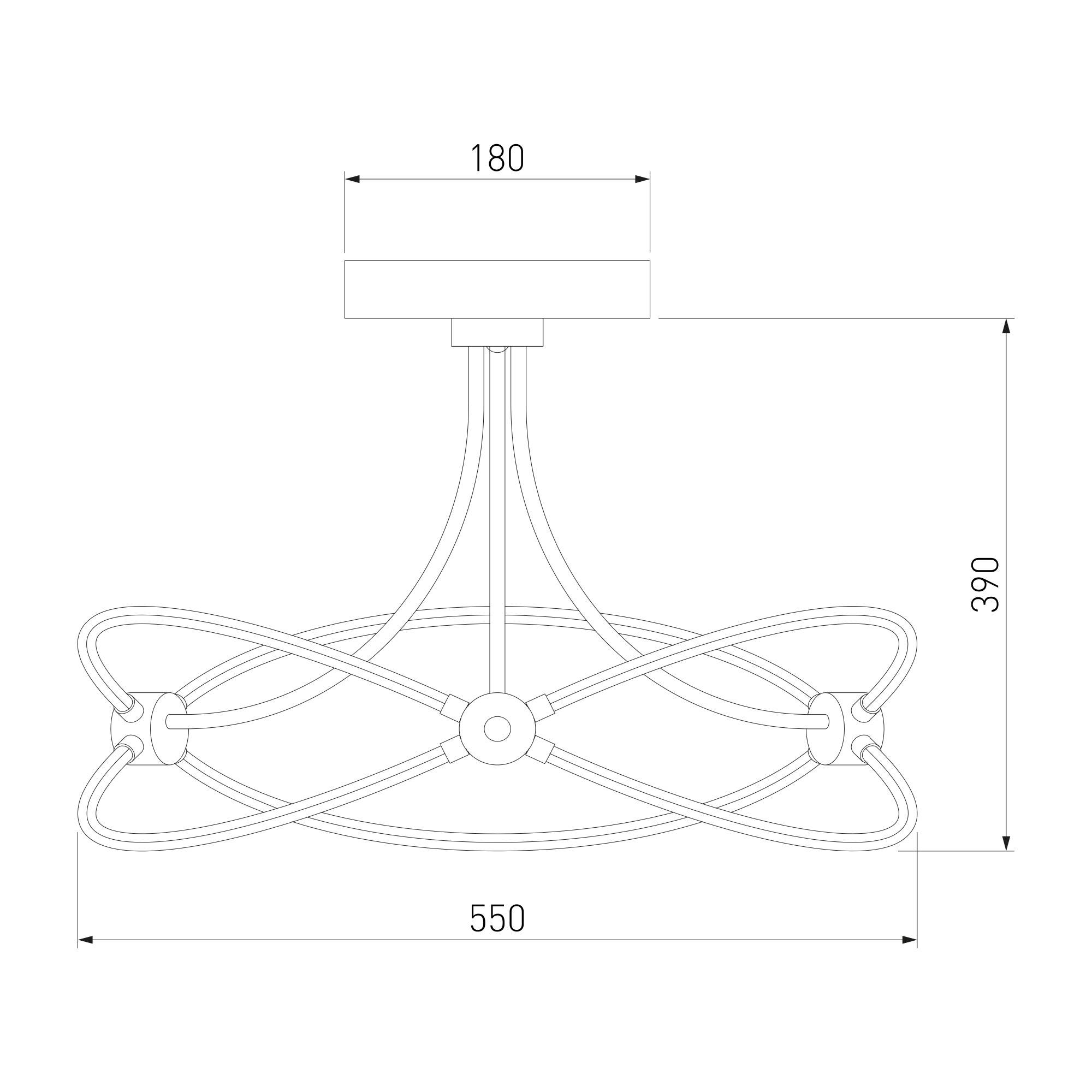 Потолочный светодиодный светильник Eurosvet Petto 90246/6 хром Smart фото 5