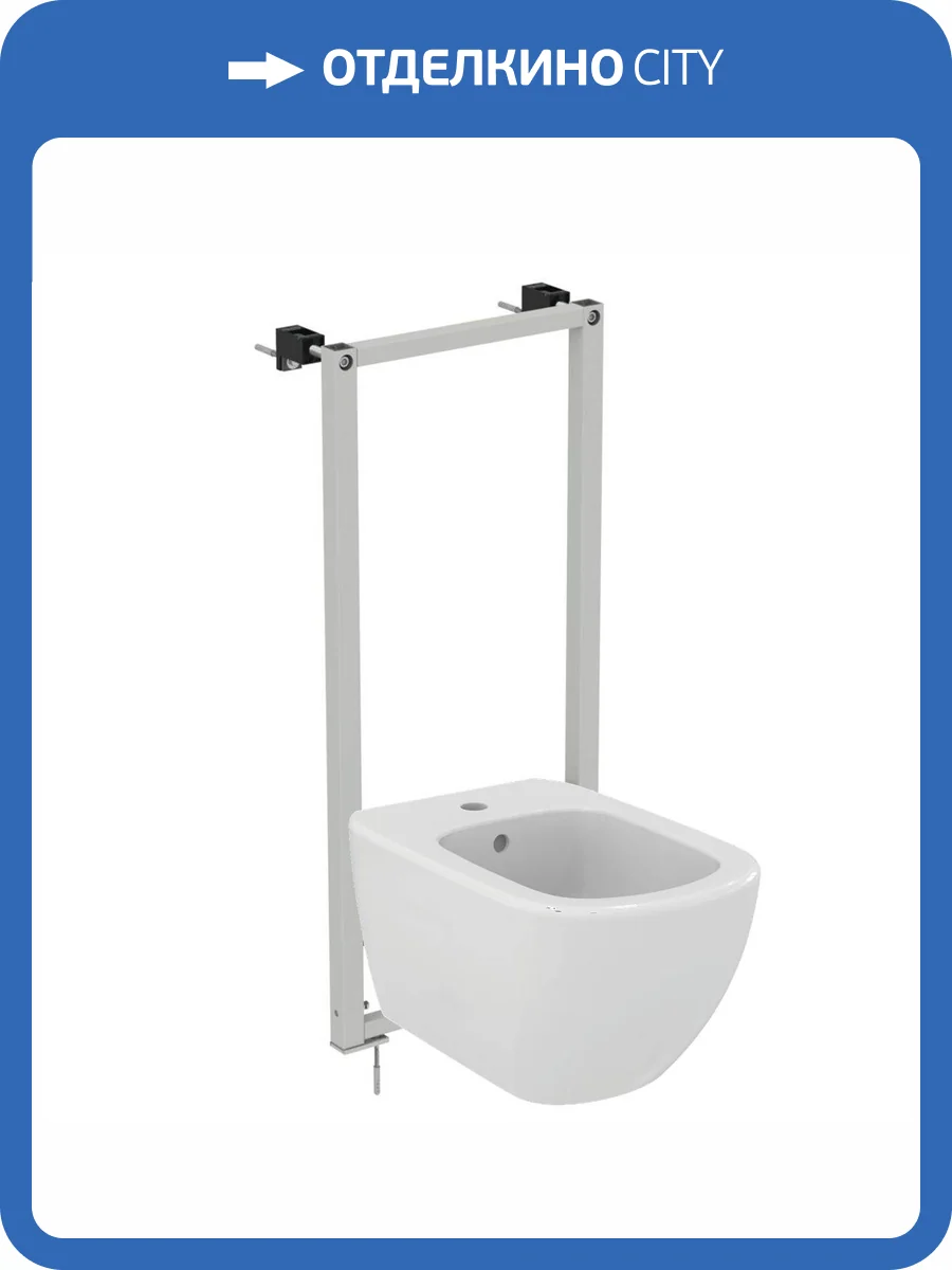 Биде с инсталляцией Ideal Standard Prosys Tesi D386801 euro white (евробелый) фото 11