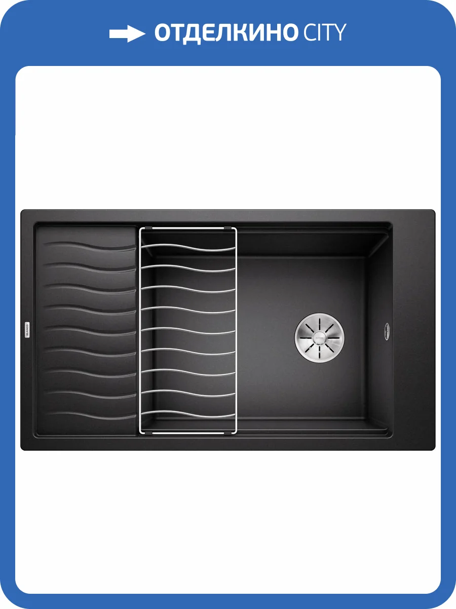 Мойка кухонная Blanco Elon XL 8 S 524860 антрацит фото 7