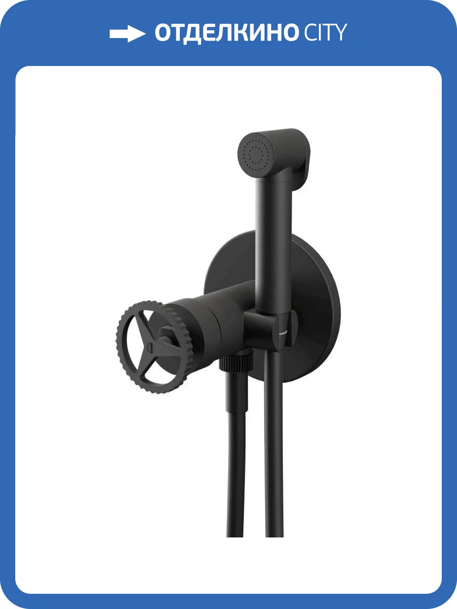 Гигиенический душ Remer Chrono CH65WNO черный матовый фото 3